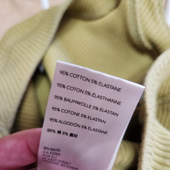 Green Free People Bridgette Ribbed Tank size XS - Picture 11 of 11